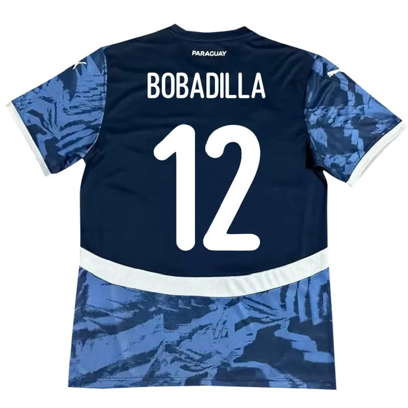 Danxen Kid Paraguay Alicia Bobadilla #12 Blue Away Jersey 24-26 T-Shirt