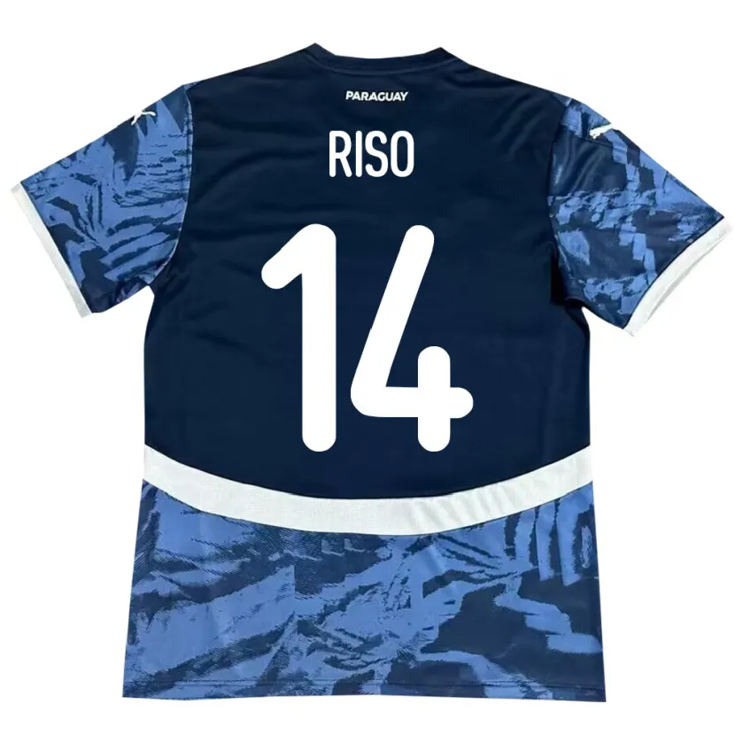 Danxen Kid Paraguay Tania Riso #14 Blue Away Jersey 24-26 T-Shirt