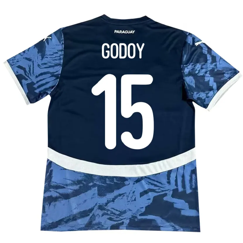 Danxen Kid Paraguay Fanny Godoy #15 Blue Away Jersey 24-26 T-Shirt