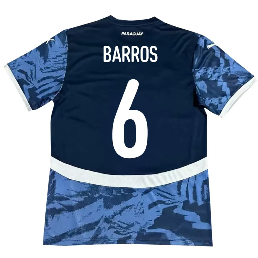 Danxen Kid Paraguay Natalia Barros #6 Blue Away Jersey 24-26 T-Shirt