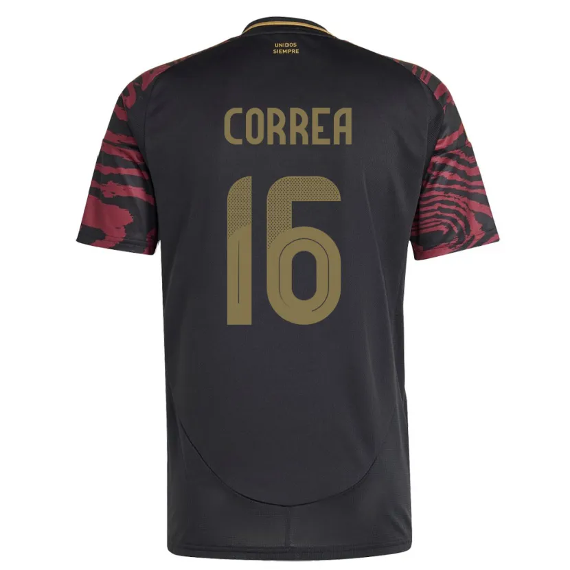 Danxen Kid Peru Eslyn Correa #16 Black Away Jersey 24-26 T-Shirt