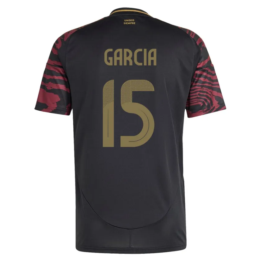 Danxen Kid Peru Jonathan García #15 Black Away Jersey 24-26 T-Shirt