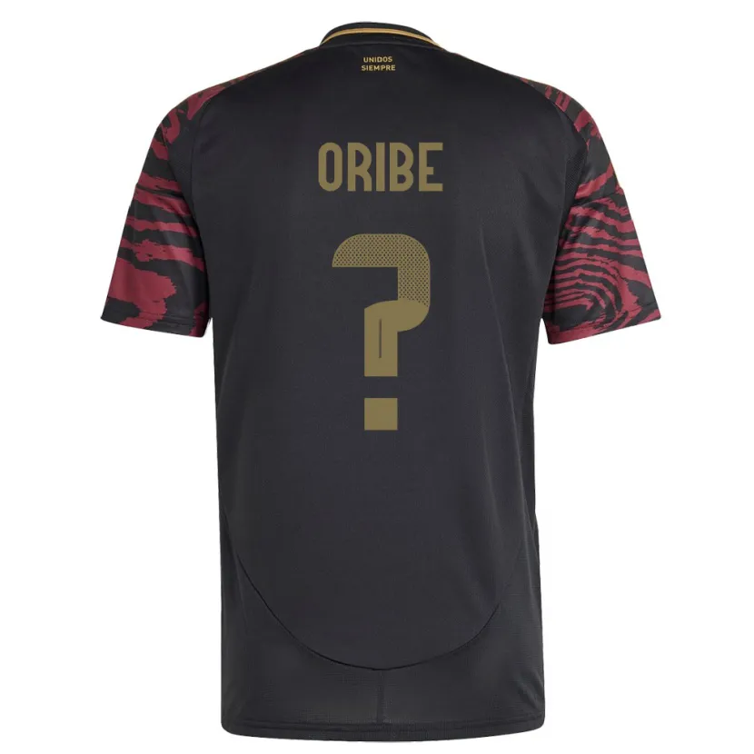 Danxen Kid Peru Fabiana Oribe #0 Black Away Jersey 24-26 T-Shirt