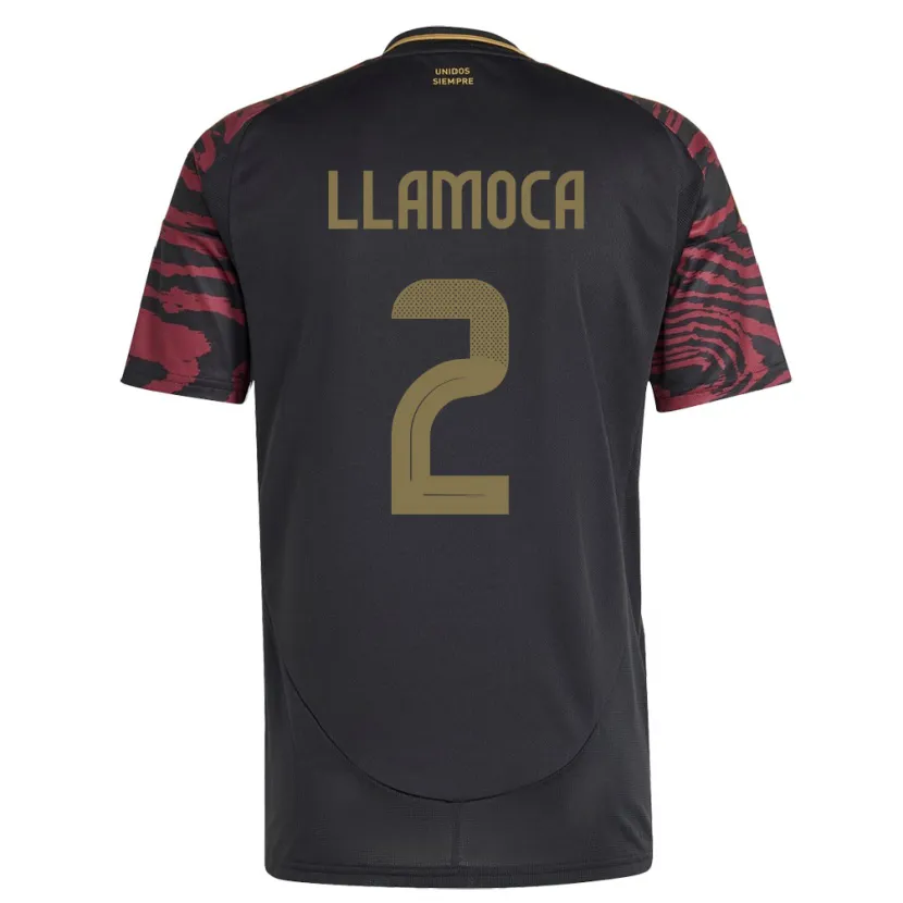 Danxen Kid Peru Braelynn Llamoca #2 Black Away Jersey 24-26 T-Shirt