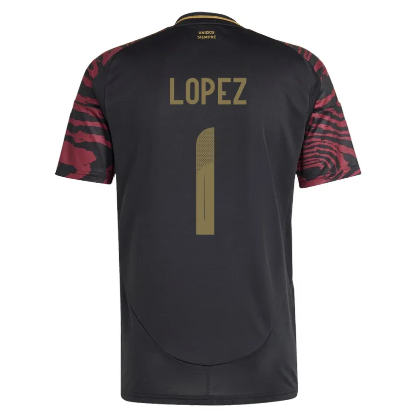 Danxen Kid Peru Karla Lopez #1 Black Away Jersey 24-26 T-Shirt