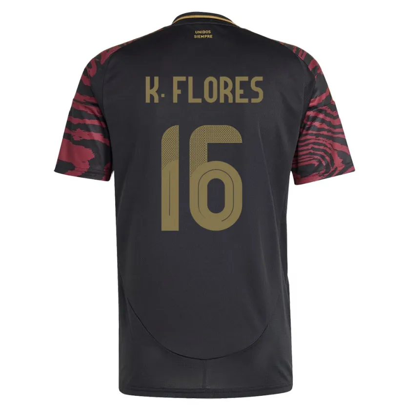 Danxen Kid Peru Kimbherly Flores #16 Black Away Jersey 24-26 T-Shirt