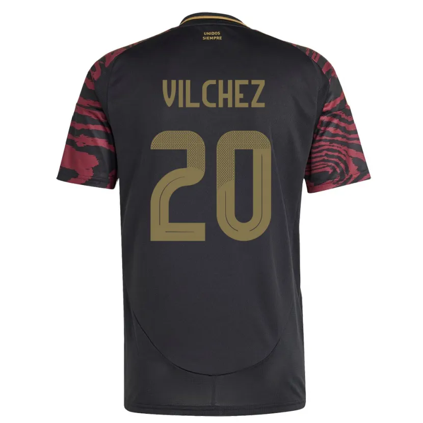 Danxen Kid Peru Alondra Vílchez #20 Black Away Jersey 24-26 T-Shirt