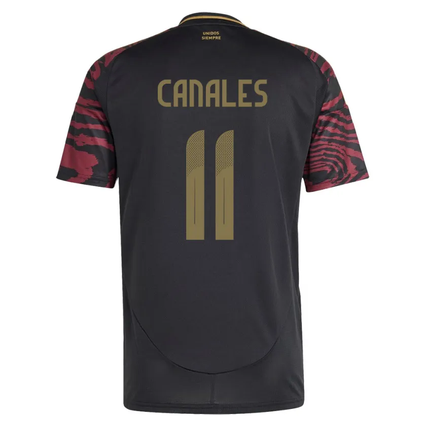 Danxen Kid Peru Xioczana Canales #11 Black Away Jersey 24-26 T-Shirt