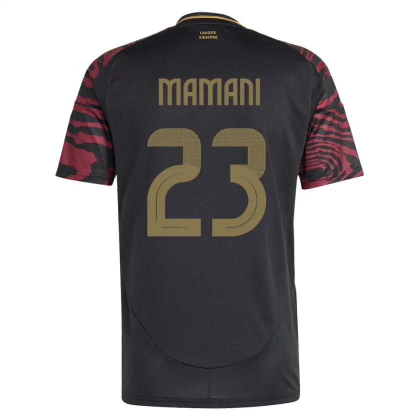 Danxen Kid Peru Julia Mamani #23 Black Away Jersey 24-26 T-Shirt