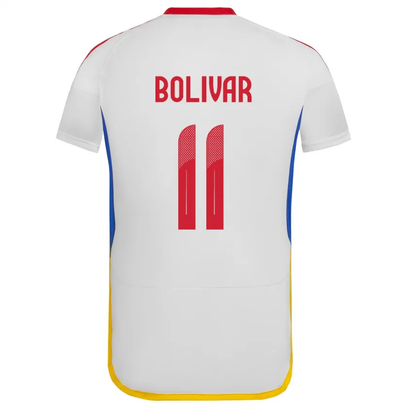 Danxen Kid Venezuela Jovanny Bolívar #11 White Away Jersey 24-26 T-Shirt