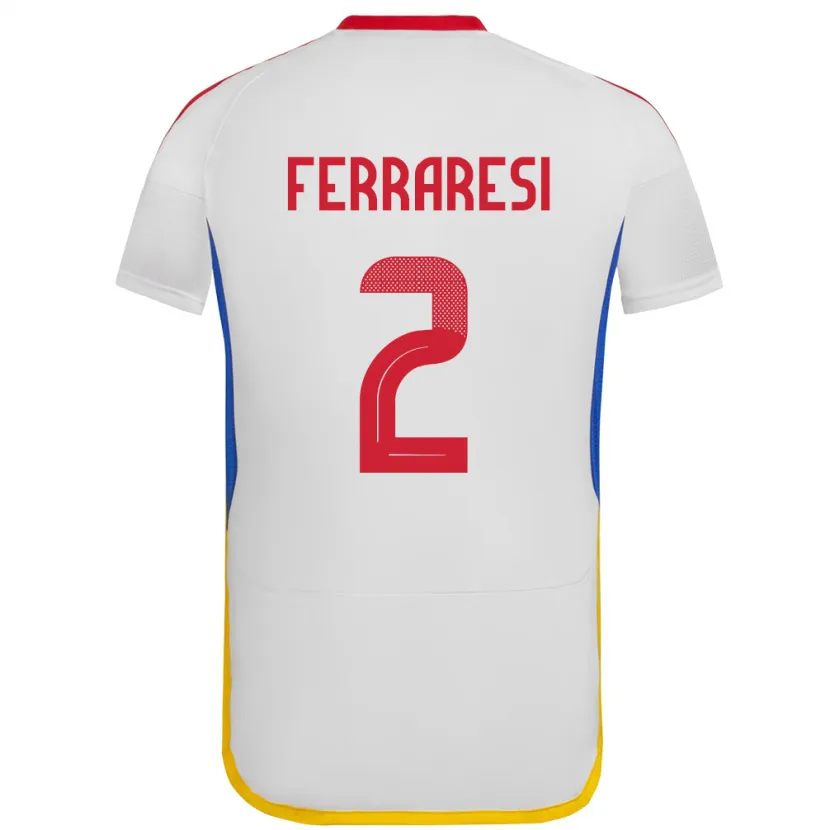 Danxen Kid Venezuela Nahuel Ferraresi #2 White Away Jersey 24-26 T-Shirt