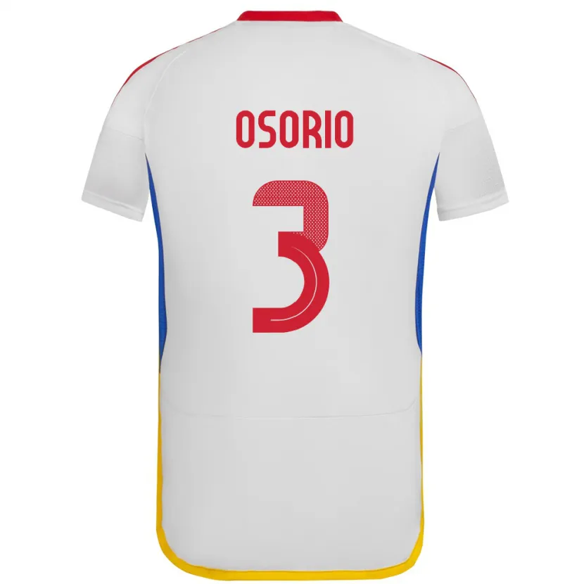 Danxen Kid Venezuela Yordan Osorio #3 White Away Jersey 24-26 T-Shirt