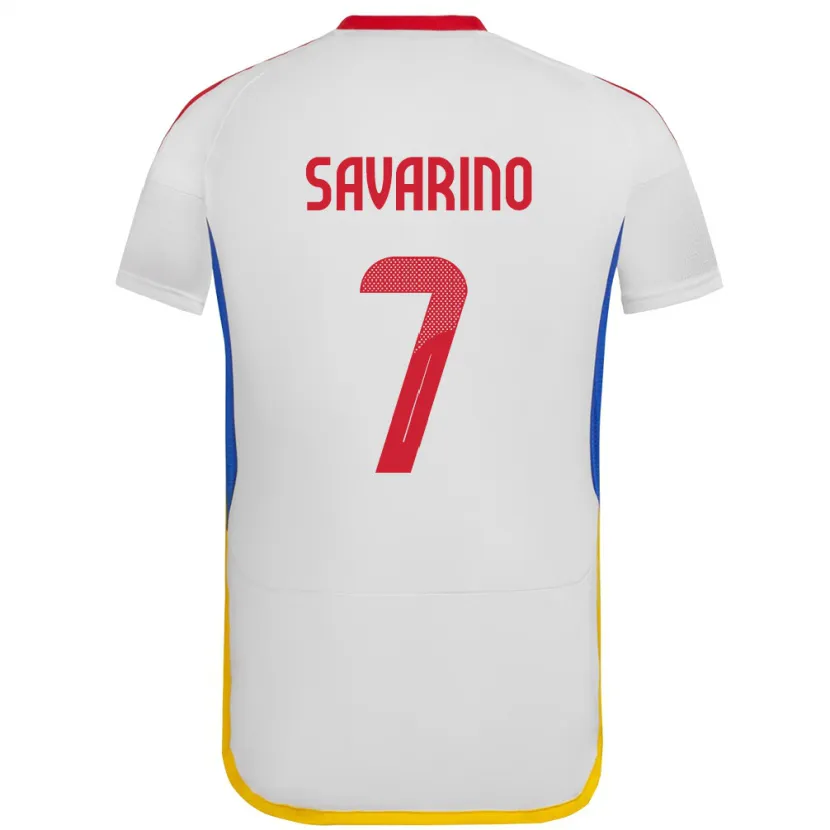 Danxen Kid Venezuela Jefferson Savarino #7 White Away Jersey 24-26 T-Shirt