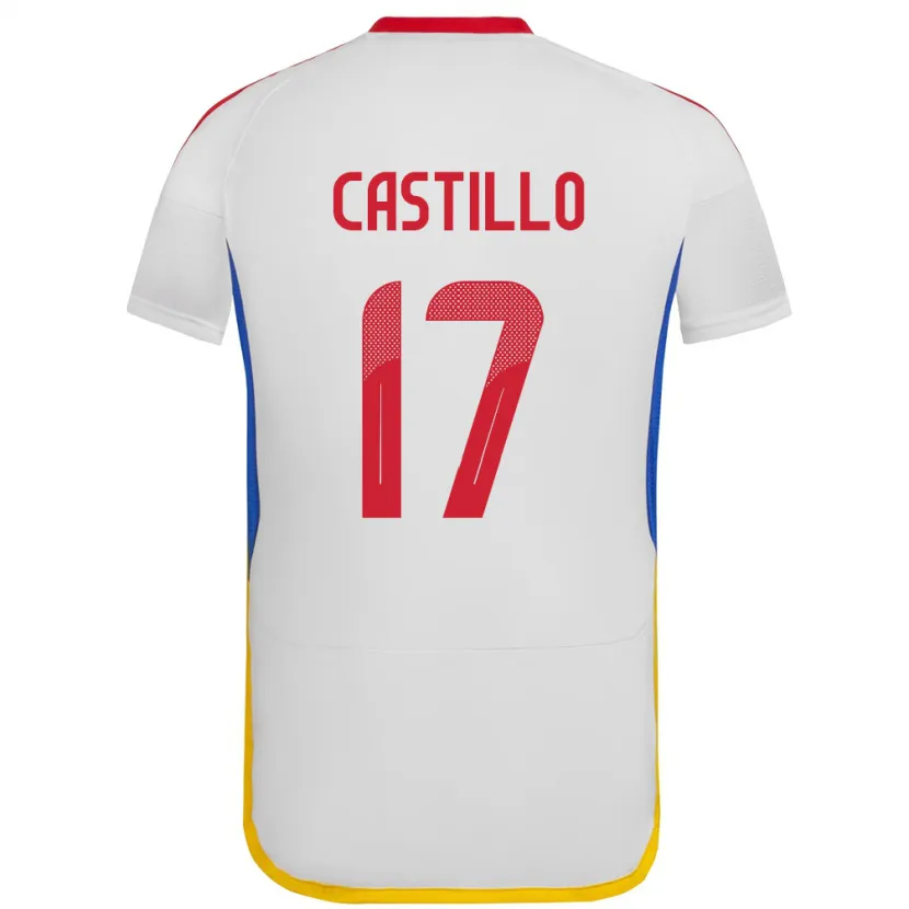 Danxen Kid Venezuela Edson Castillo #17 White Away Jersey 24-26 T-Shirt