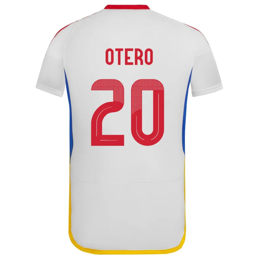 Danxen Kid Venezuela Rómulo Otero #20 White Away Jersey 24-26 T-Shirt