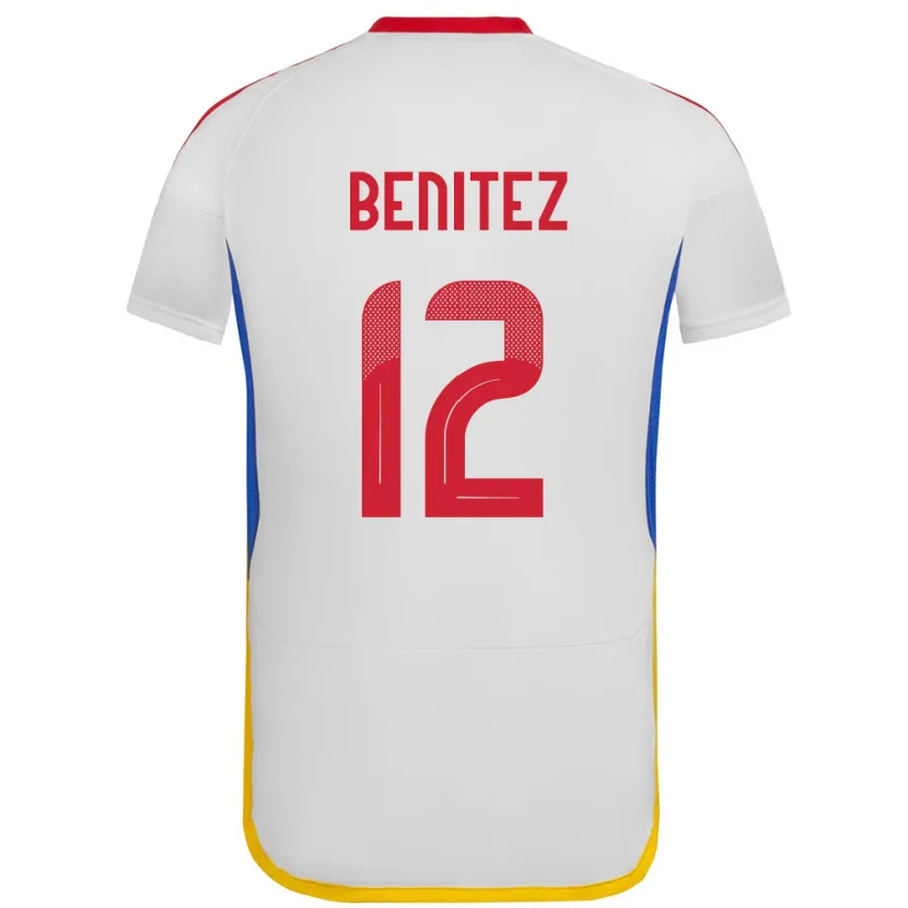 Danxen Kid Venezuela Frankarlos Benítez #12 White Away Jersey 24-26 T-Shirt