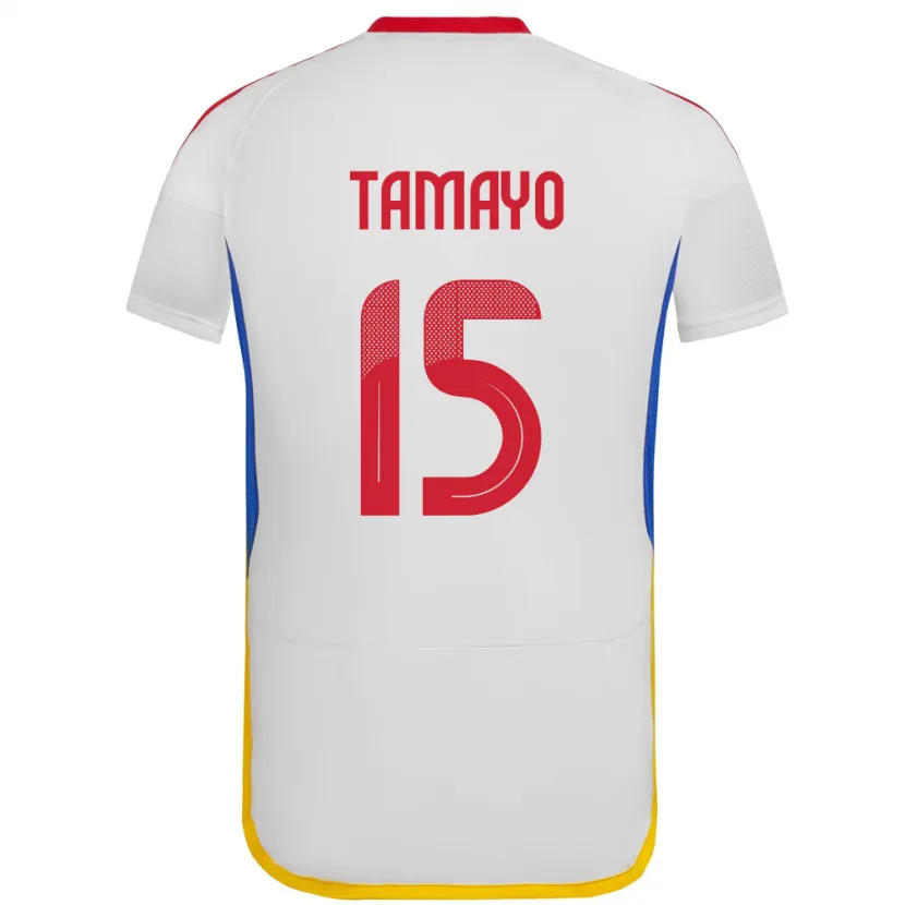 Danxen Kid Venezuela Bianneider Tamayo #15 White Away Jersey 24-26 T-Shirt