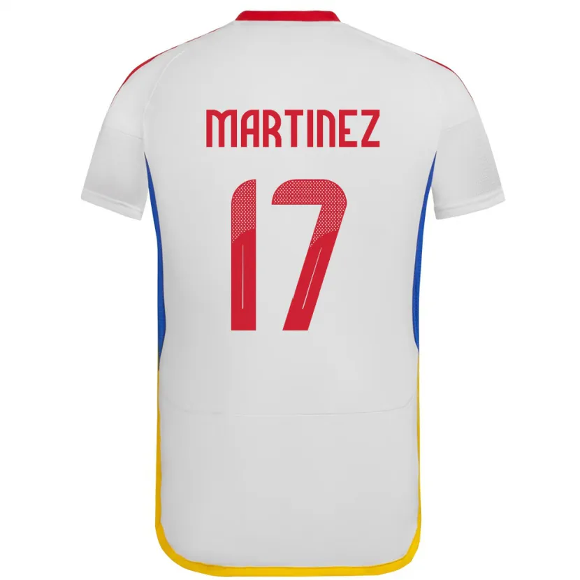 Danxen Kid Venezuela David Martínez #17 White Away Jersey 24-26 T-Shirt