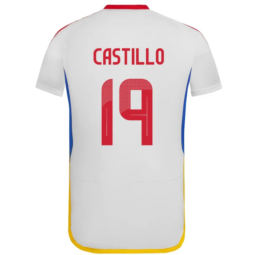 Danxen Kid Venezuela Bryan Castillo #19 White Away Jersey 24-26 T-Shirt