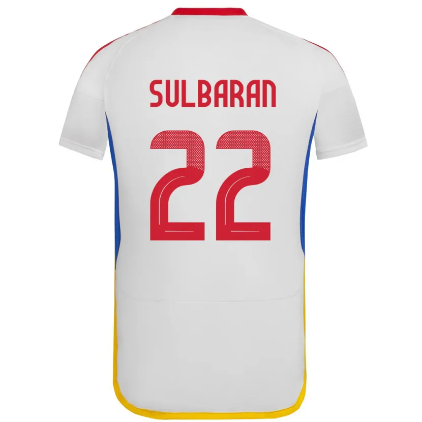 Danxen Kid Venezuela Manuel Sulbarán #22 White Away Jersey 24-26 T-Shirt