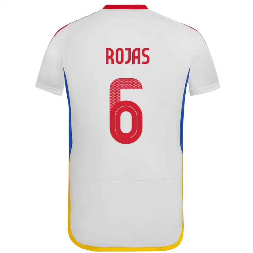 Danxen Kid Venezuela Carlos Rojas #6 White Away Jersey 24-26 T-Shirt