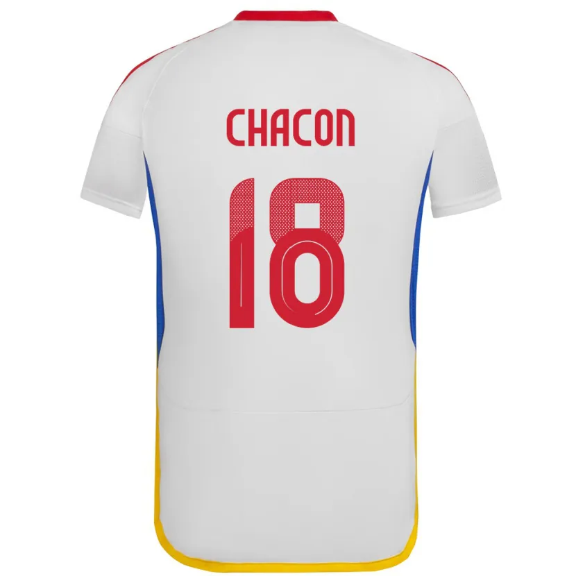 Danxen Kid Venezuela Yerson Chacón #18 White Away Jersey 24-26 T-Shirt