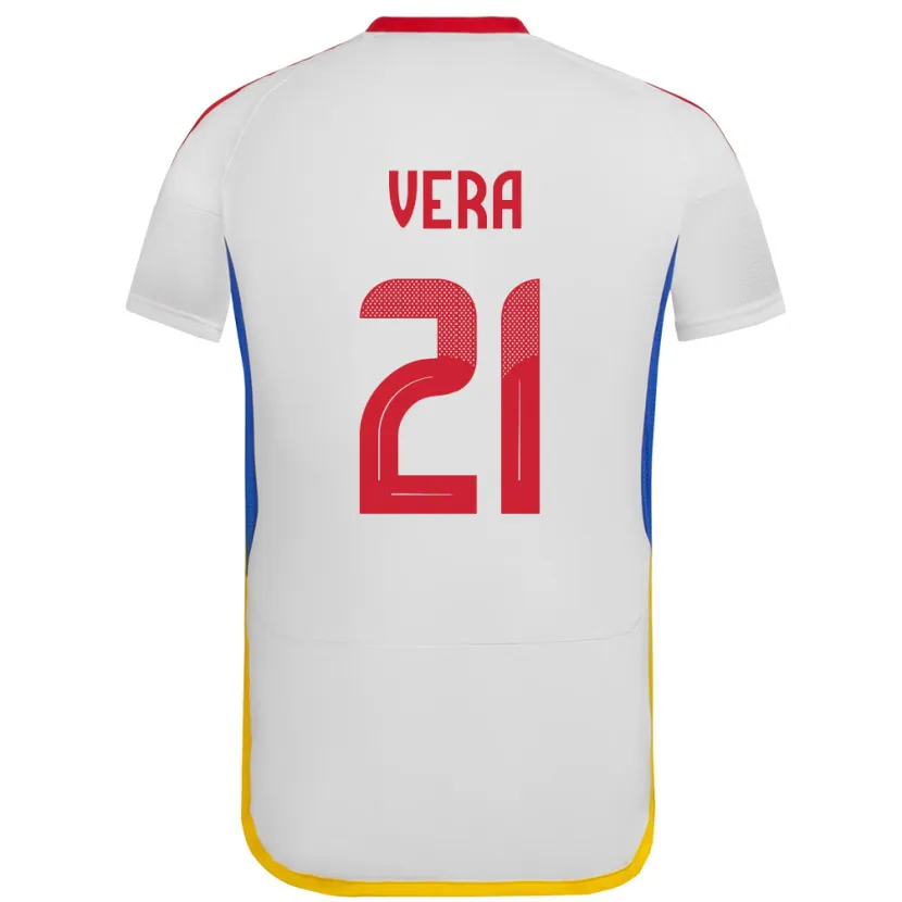 Danxen Kid Venezuela Andry Vera #21 White Away Jersey 24-26 T-Shirt