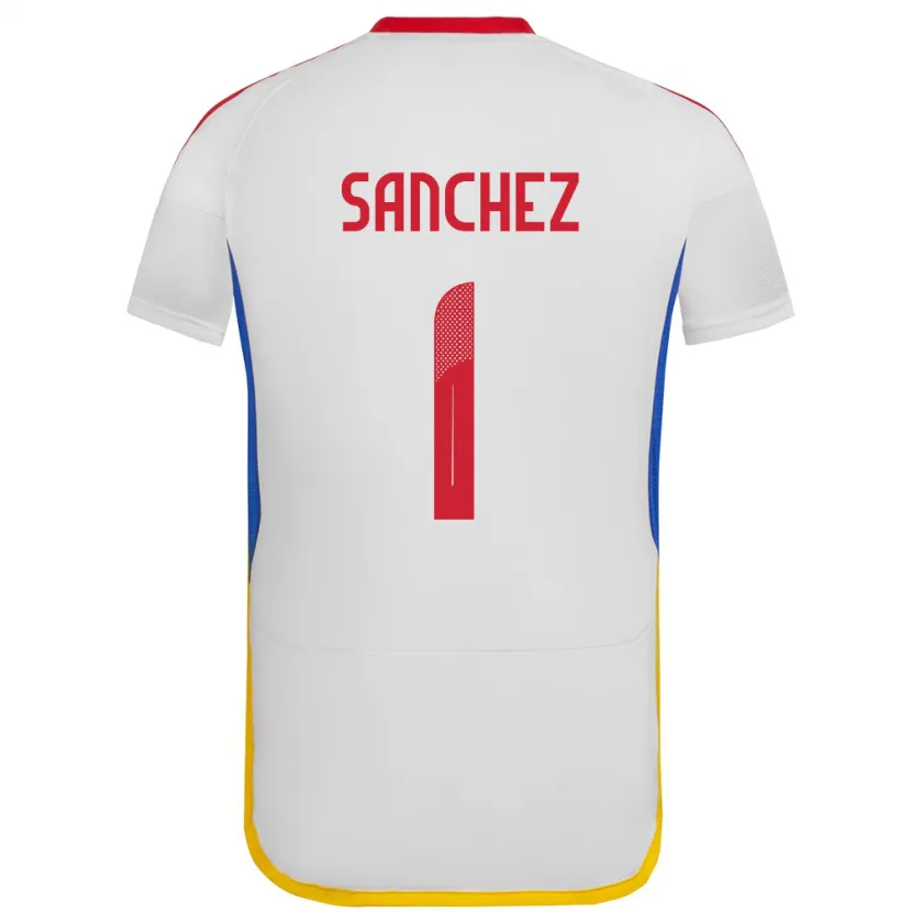 Danxen Kid Venezuela Jorge Sánchez #1 White Away Jersey 24-26 T-Shirt