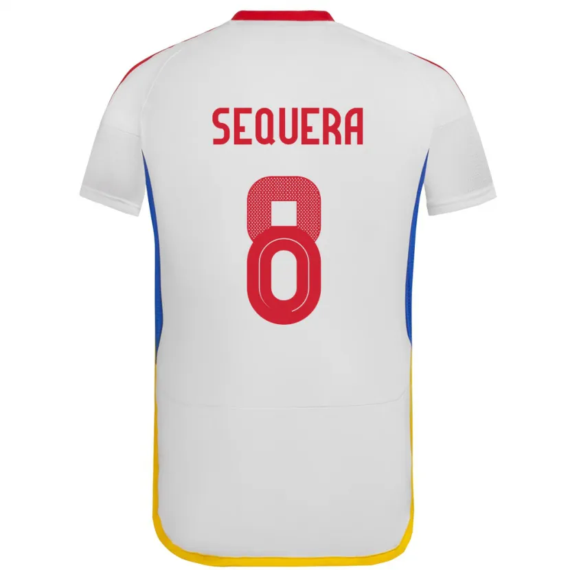 Danxen Kid Venezuela Giovanny Sequera #8 White Away Jersey 24-26 T-Shirt