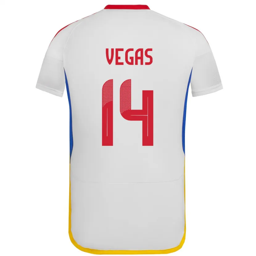 Danxen Kid Venezuela Miguel Vegas #14 White Away Jersey 24-26 T-Shirt