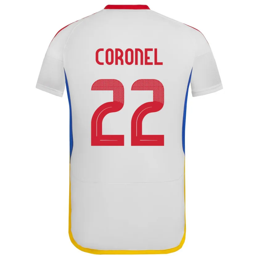 Danxen Kid Venezuela Nohelis Coronel #22 White Away Jersey 24-26 T-Shirt