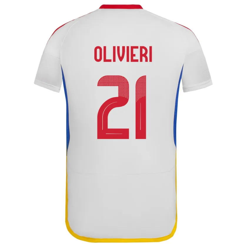 Danxen Kid Venezuela Bárbara Olivieri #21 White Away Jersey 24-26 T-Shirt