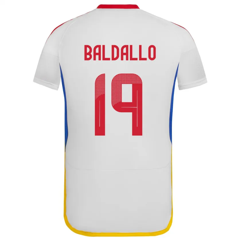 Danxen Kid Venezuela Micheel Baldallo #19 White Away Jersey 24-26 T-Shirt