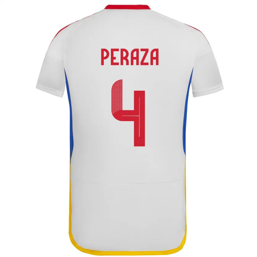 Danxen Kid Venezuela María Peraza #4 White Away Jersey 24-26 T-Shirt