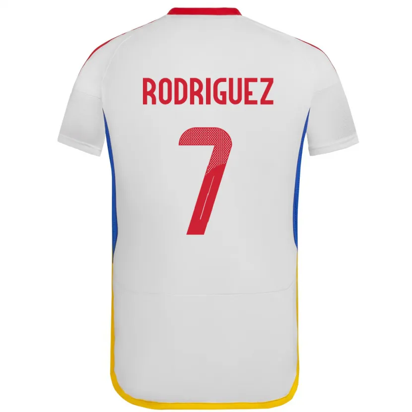 Danxen Kid Venezuela Daniuska Rodriguez #7 White Away Jersey 24-26 T-Shirt