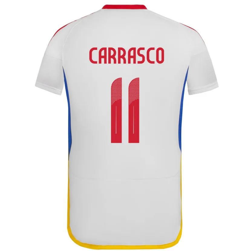 Danxen Kid Venezuela Raiderlin Carrasco #11 White Away Jersey 24-26 T-Shirt