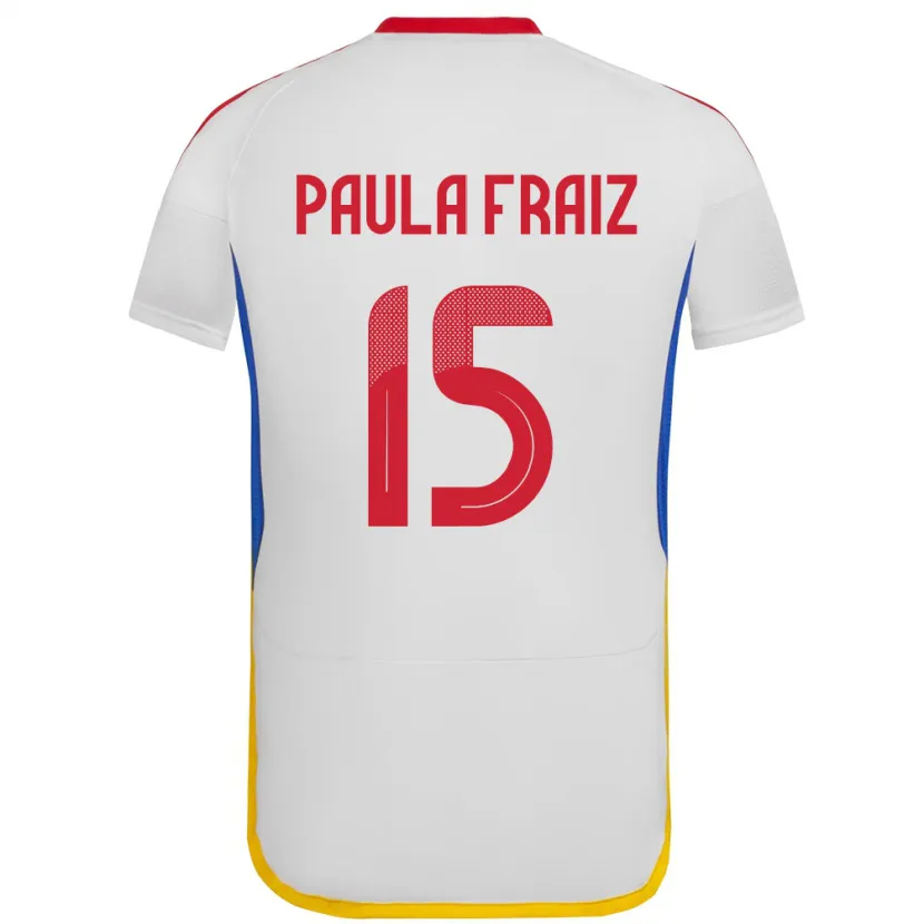 Danxen Kid Venezuela Ana Paula Fraiz #15 White Away Jersey 24-26 T-Shirt