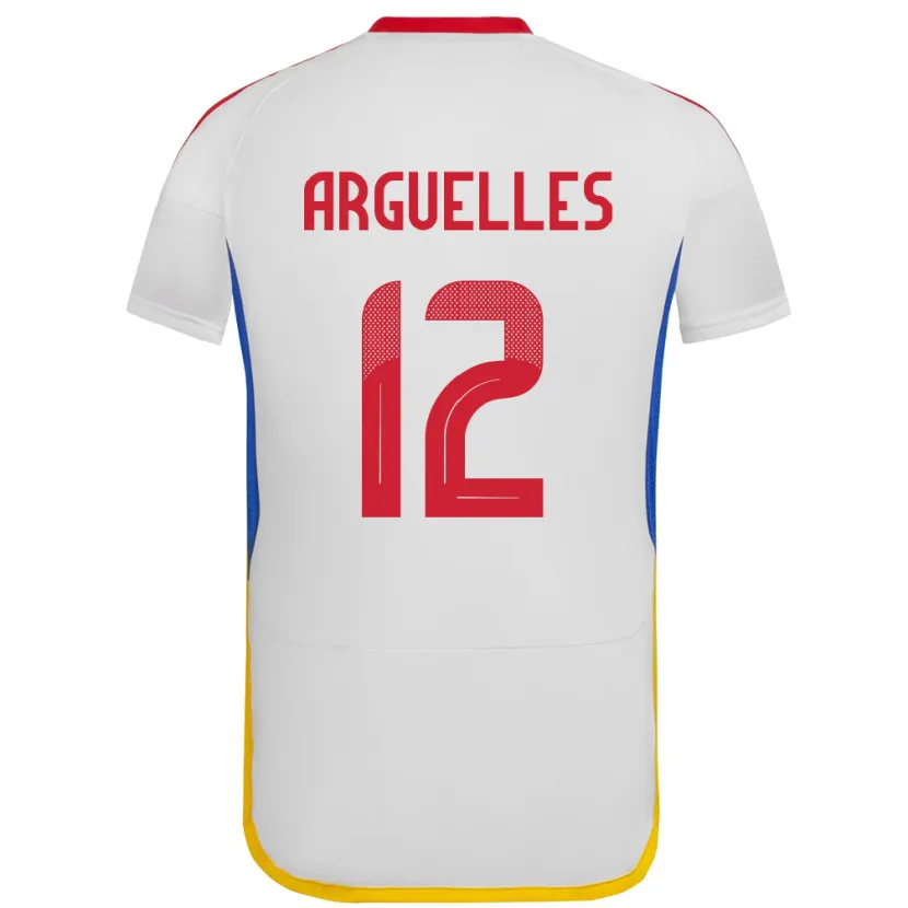 Danxen Kid Venezuela Wilmary Argüelles #12 White Away Jersey 24-26 T-Shirt