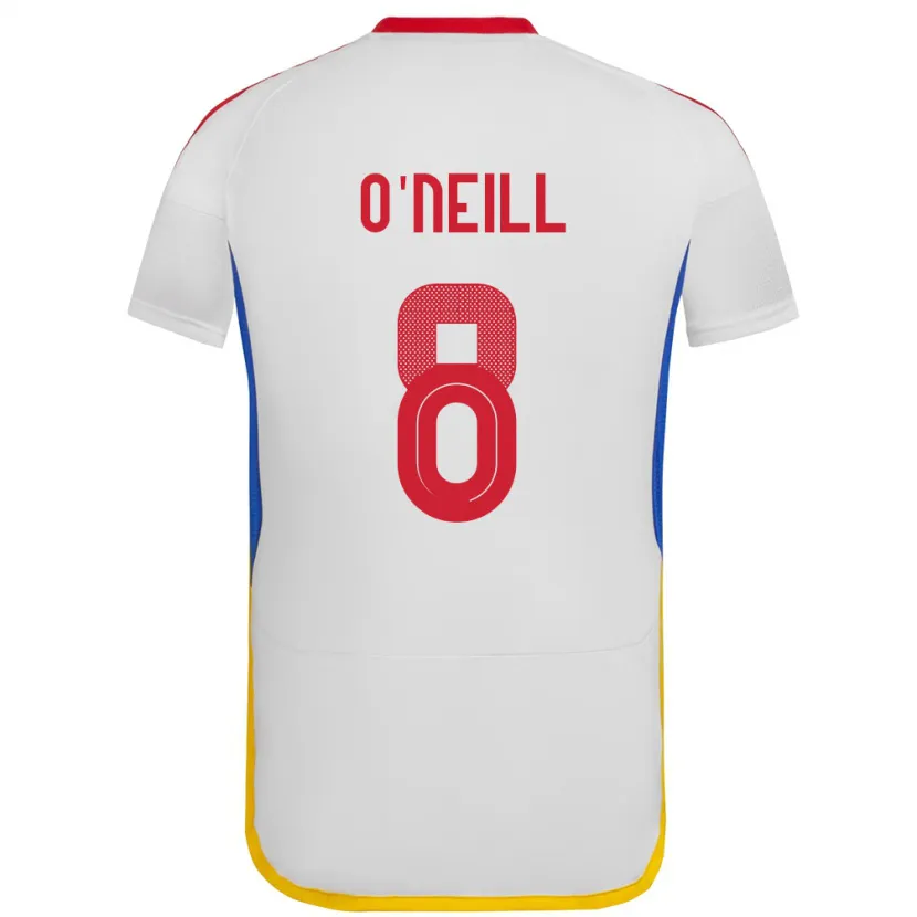 Danxen Kid Venezuela Sonia O'neill #8 White Away Jersey 24-26 T-Shirt