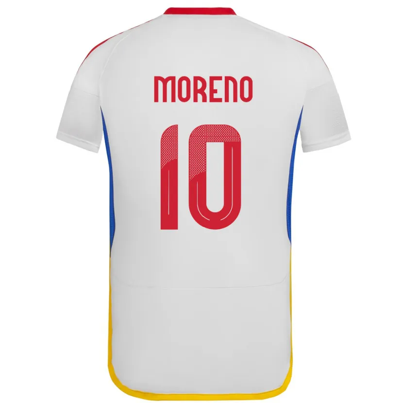 Danxen Kid Venezuela Yerliane Moreno #10 White Away Jersey 24-26 T-Shirt