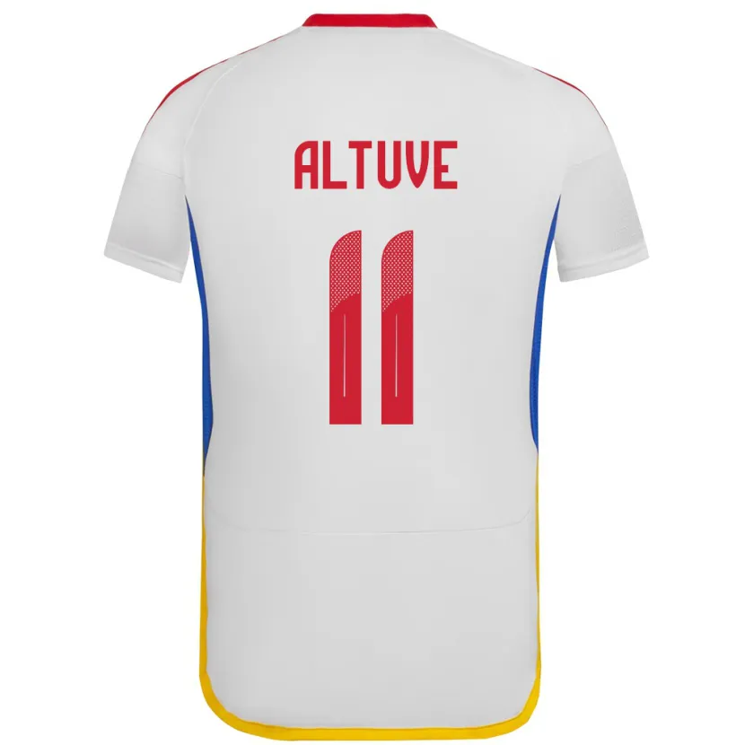 Danxen Kid Venezuela Oriana Altuve #11 White Away Jersey 24-26 T-Shirt