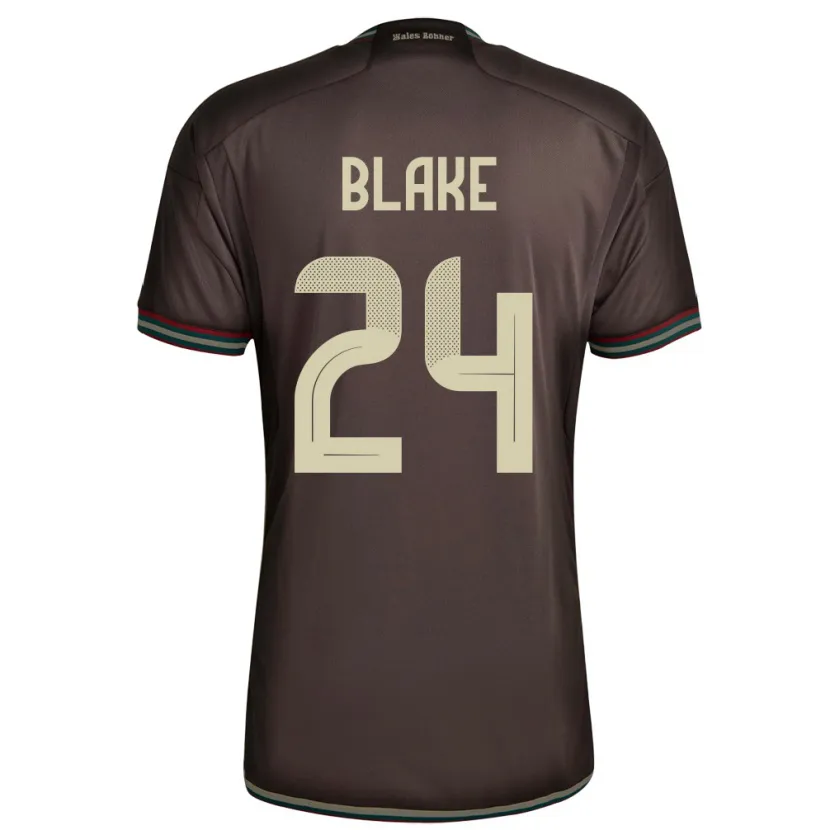 Danxen Kid Jamaica Andre Blake #24 Night Brown Away Jersey 24-26 T-Shirt