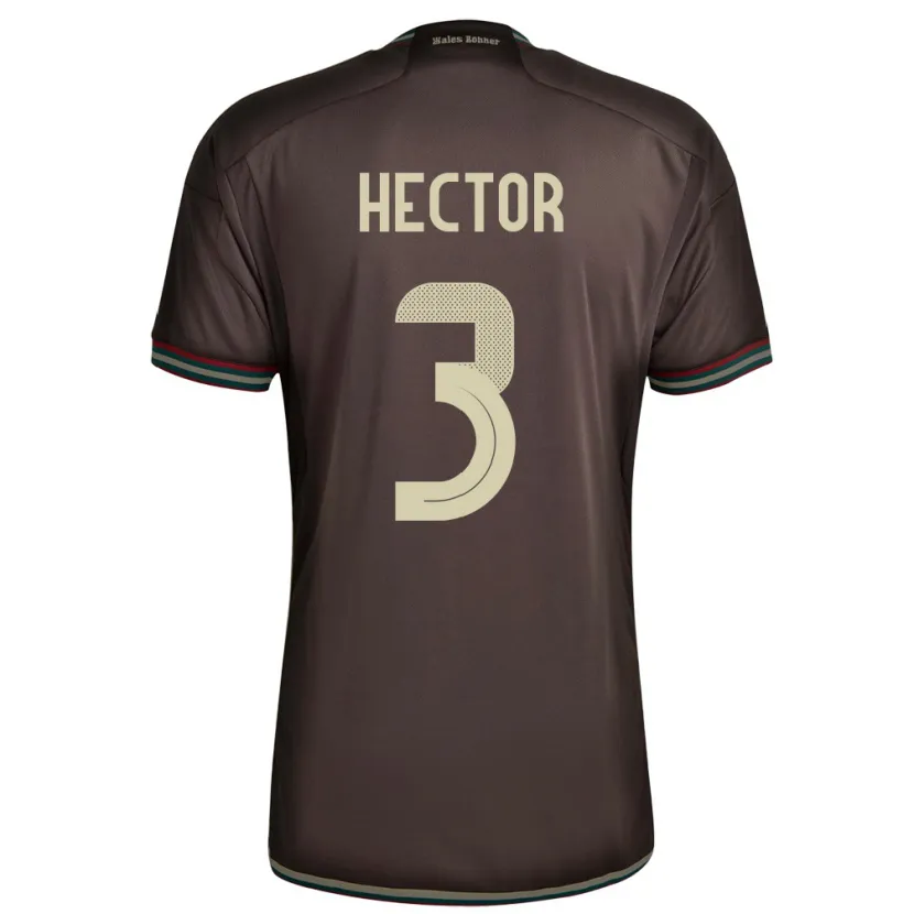 Danxen Kid Jamaica Michael Hector #3 Night Brown Away Jersey 24-26 T-Shirt