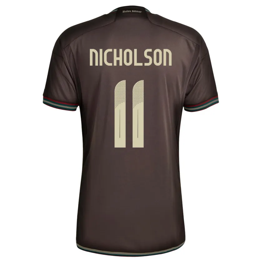 Danxen Kid Jamaica Shamar Nicholson #11 Night Brown Away Jersey 24-26 T-Shirt