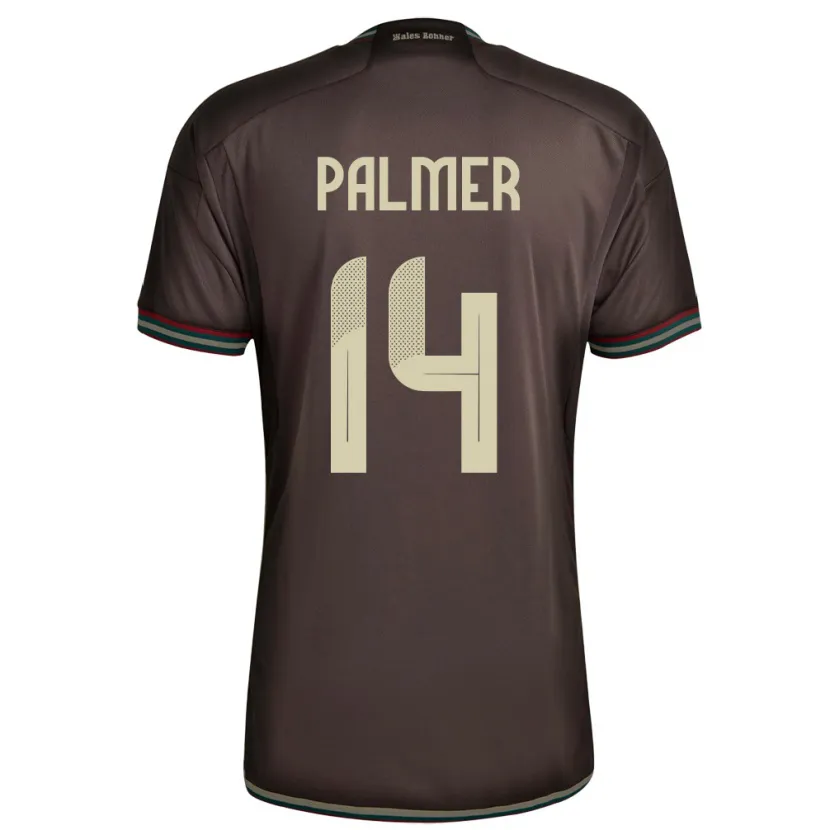 Danxen Kid Jamaica Kasey Palmer #14 Night Brown Away Jersey 24-26 T-Shirt