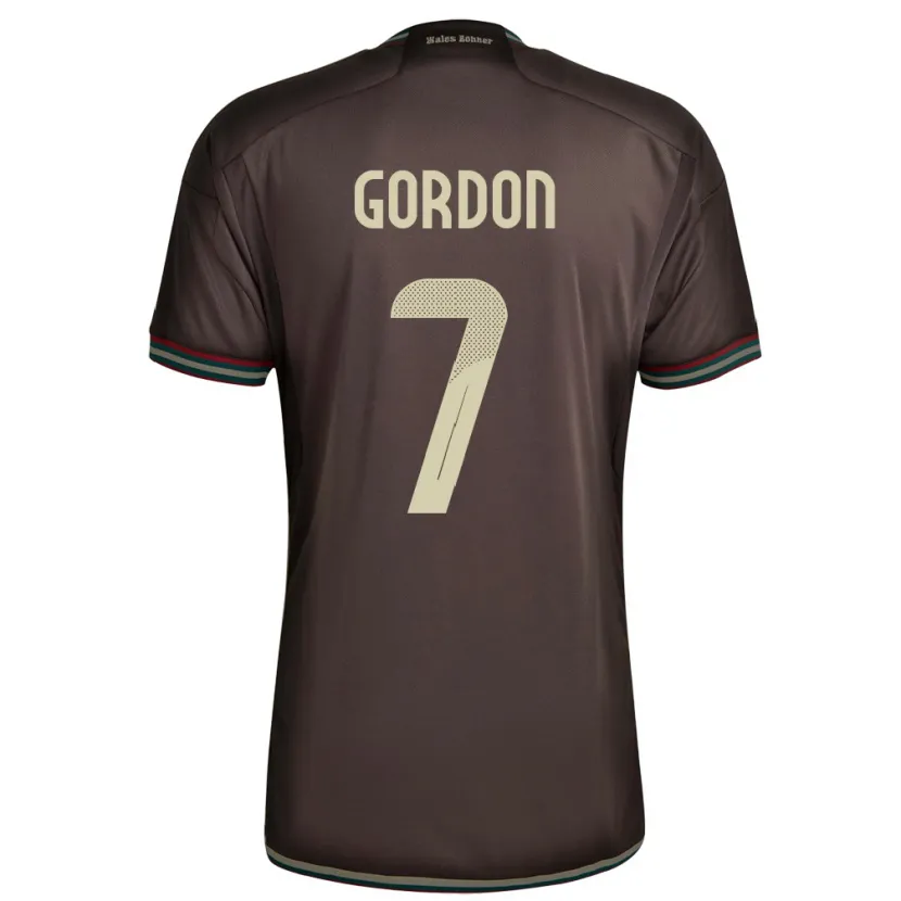 Danxen Kid Jamaica Robino Gordon #7 Night Brown Away Jersey 24-26 T-Shirt