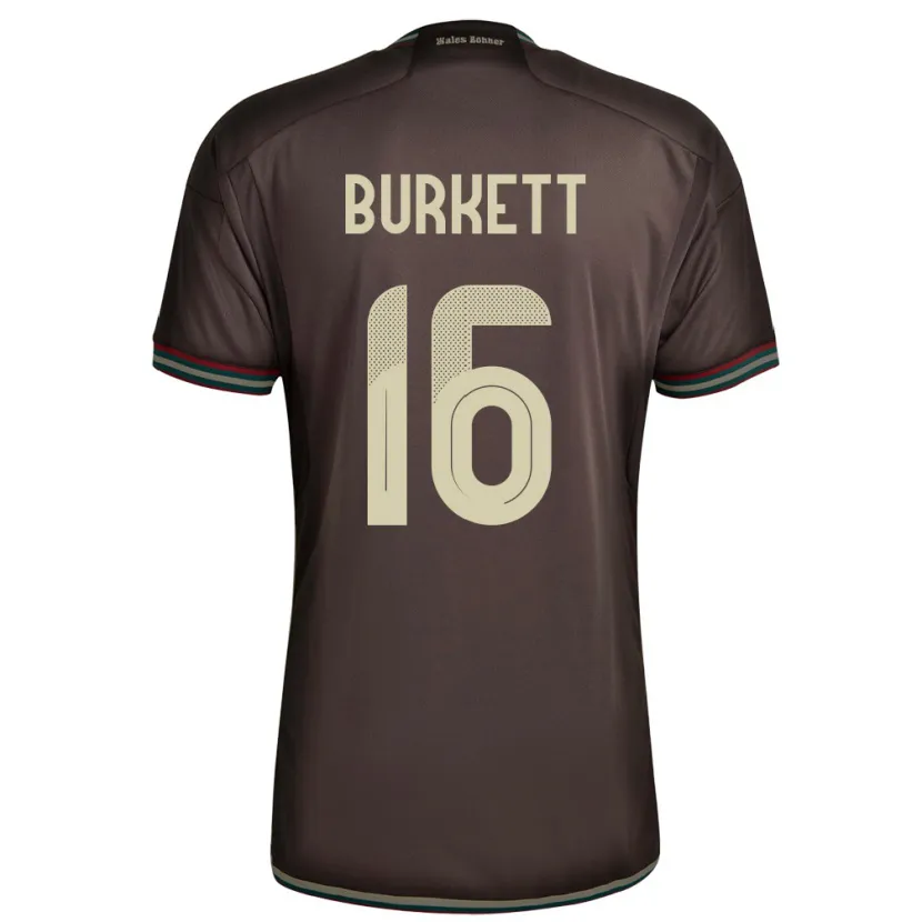 Danxen Kid Jamaica Brian Burkett #16 Night Brown Away Jersey 24-26 T-Shirt