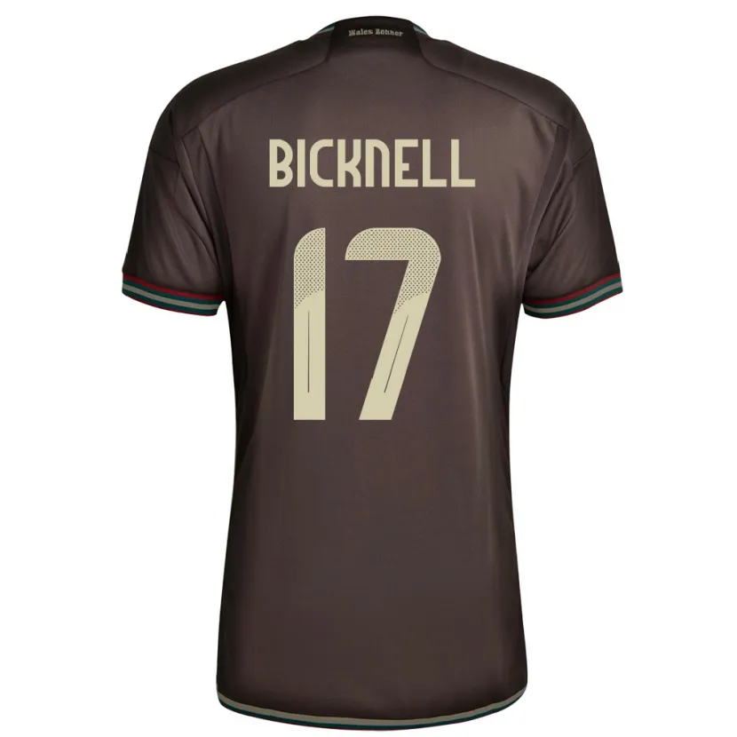 Danxen Kid Jamaica Alexander Bicknell #17 Night Brown Away Jersey 24-26 T-Shirt