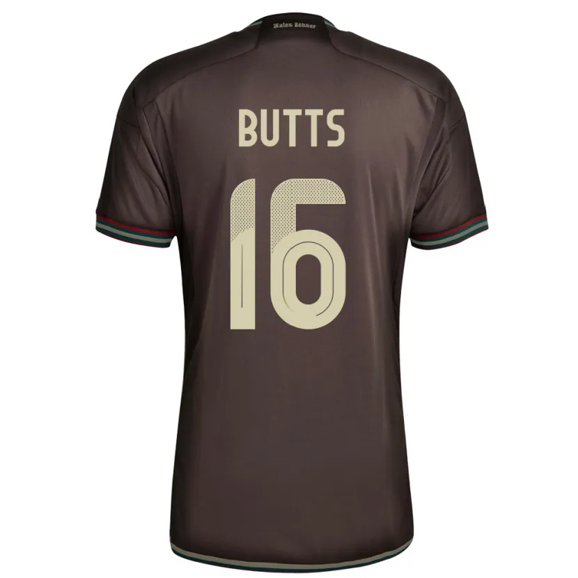 Danxen Kid Jamaica Njeri Butts #16 Night Brown Away Jersey 24-26 T-Shirt