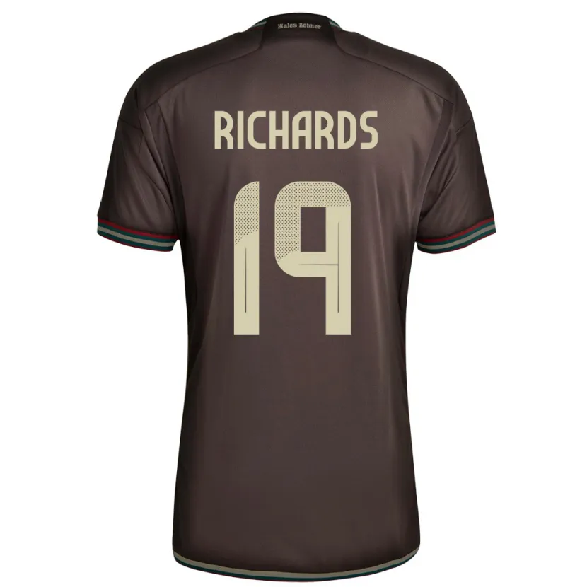 Danxen Kid Jamaica Davia Richards #19 Night Brown Away Jersey 24-26 T-Shirt